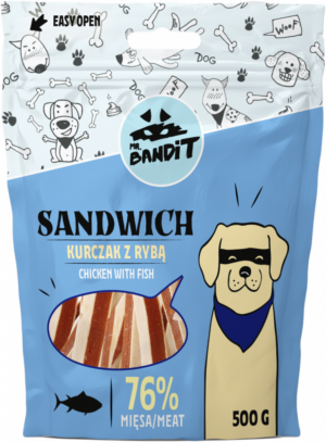 SANDWICH KURCZAK Z RYBĄ 500 g