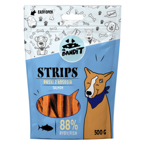 STRIPS PASKI Z ŁOSOSIA 500g